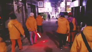 2018.04.16 성남시자율방재단 상대원2동 금광2동 예찰활동을 실시하였습니다.