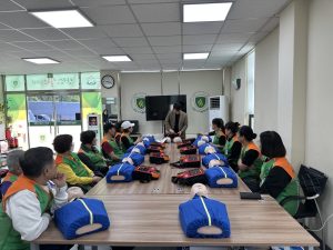 응급처치반 보수 교육